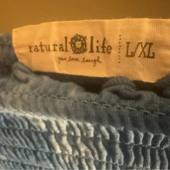 NATURAL LIFE Blue Tie-Dye Maxi Skirt - Picture 2 of 5